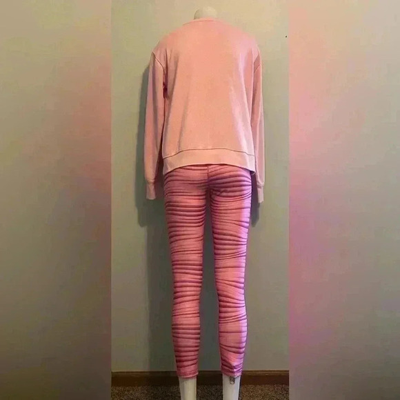 outfit, set 2XL/20.5P top, L/14.5/16.5P pants, pink & white - Picture 4 of 6